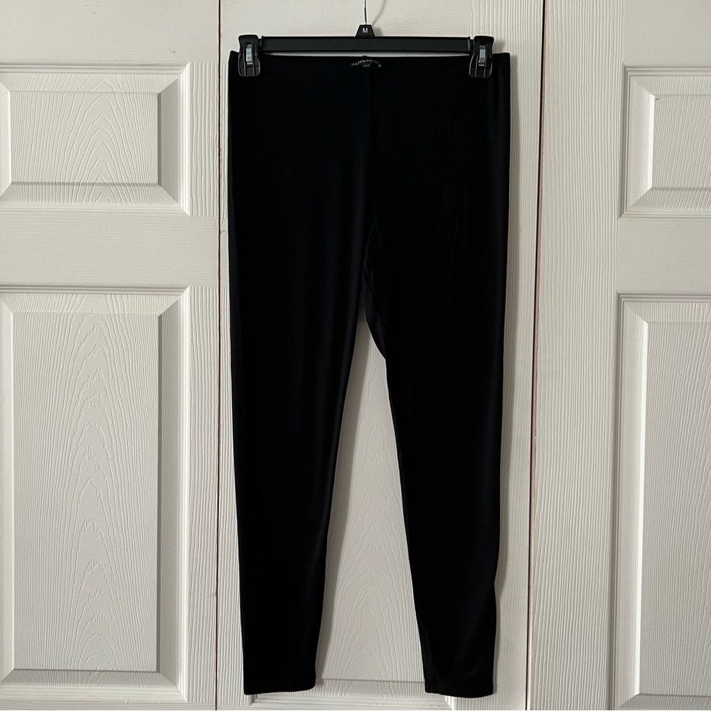 EUC — Eileen Fisher Viscose Leggings Black Medium - Picture 3 of 6
